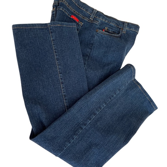 Tummy Tuck Wide Leg Jeans NYDJ Size 10 - Picture 4 of 8